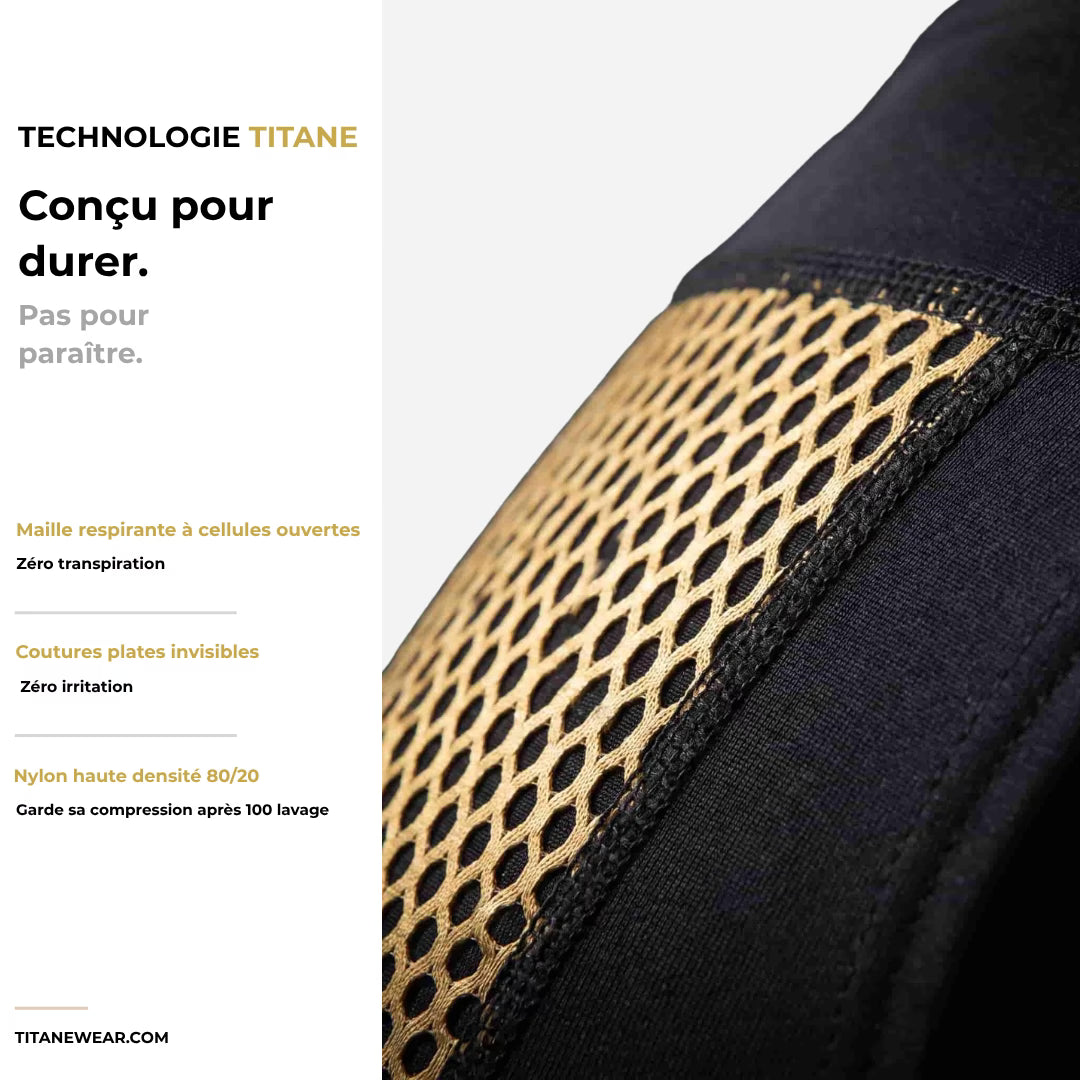 TITANE® - Débardeur de compression gainant homme