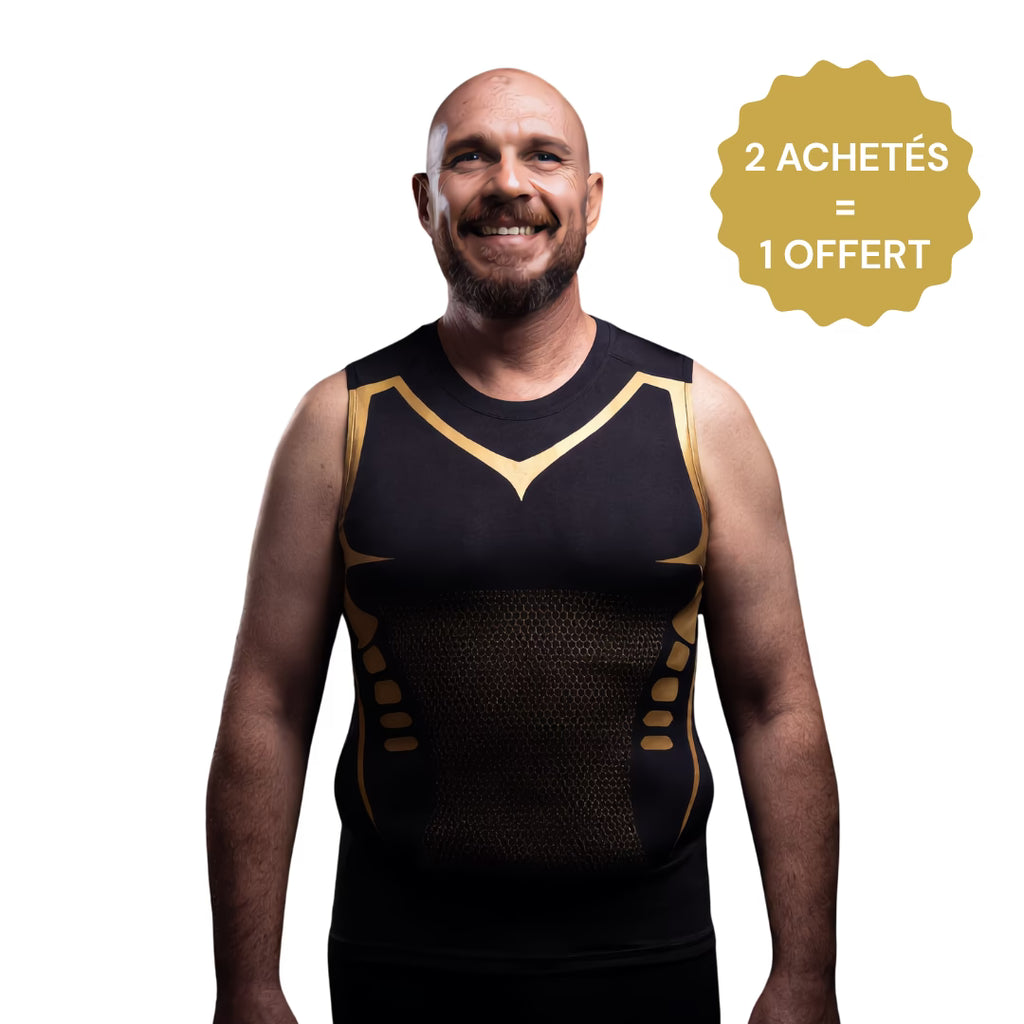 TITANE® - Débardeur de compression gainant homme