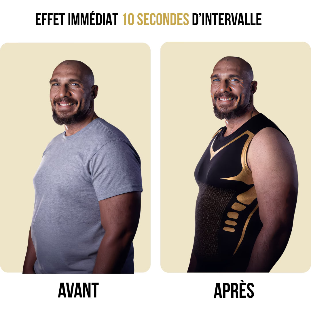 TITANE® - Débardeur de compression gainant homme