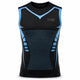 Débardeur de compression TITANE noir et bleu