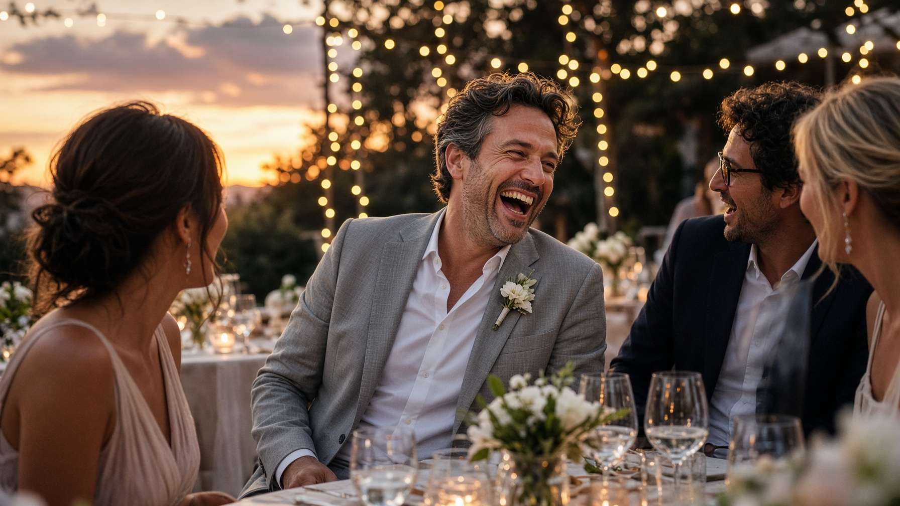 TITANE temoignage - homme riant mariage Image